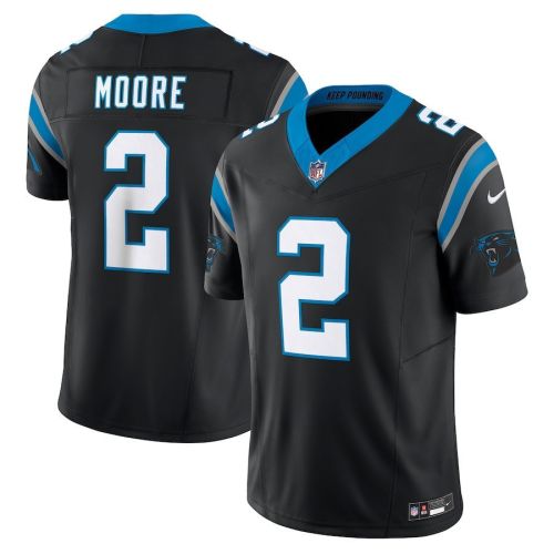 D.J. Moore 2 Carolina Panthers Vapor F.U.S.E. Limited Jersey - Black