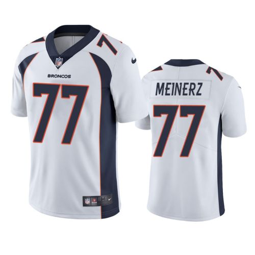 Quinn Meinerz 77 Denver Broncos White Vapor Limited Jersey