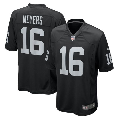 Jakobi Meyers 16 Las Vegas Raiders Game Player Men Jersey - Black