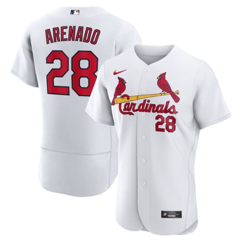 Nolan Arenado 28 St. Louis Cardinals Home Player Elite Jersey - White