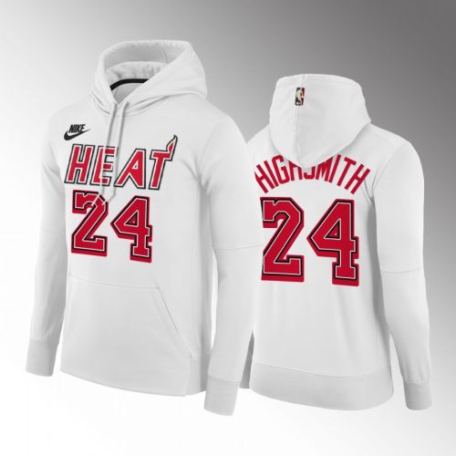 Haywood Highsmith Miami Heat 2022-23 Classic Edition Hoodie White