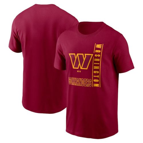 Washington Commanders Lockup Essential T-Shirt - Burgundy