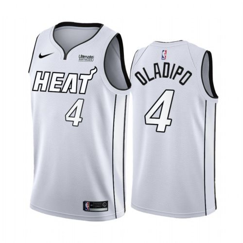 Miami Heat Victor Oladipo White Hot 2022 Playoffs 4 Jersey