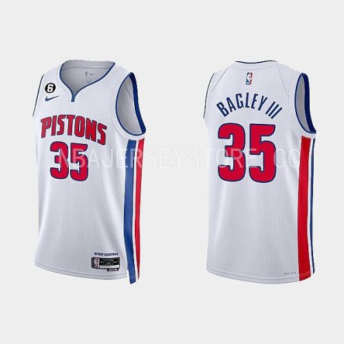 Detroit Pistons Marvin Bagley III 35 2022-23 Association Edition White Men Jersey Swingman