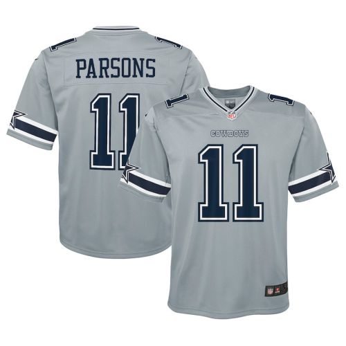 Micah Parsons Dallas Cowboys Youth Inverted Game Jersey - Gray