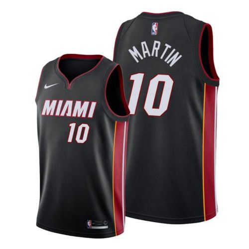 Caleb Martin 10 Miami Heat Icon Edition Black Jersey - Men Jersey