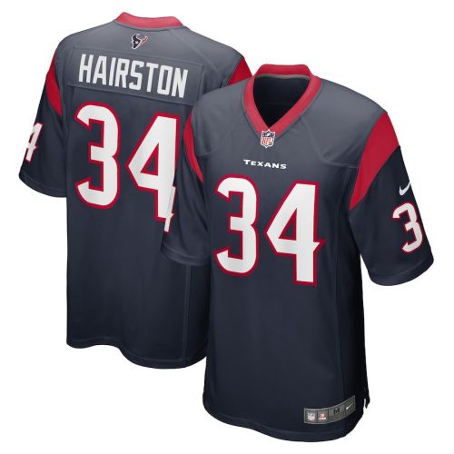 Troy Hairston Houston Texans Game Player Jersey - Navy