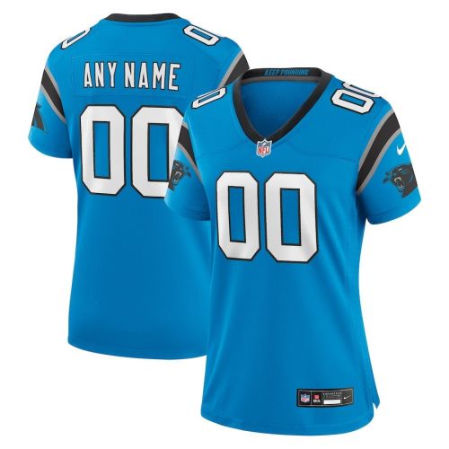 Carolina Panthers Women's Alternate Custom Game Jersey - Blue