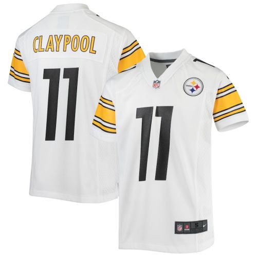 Chase Claypool 11 Pittsburgh Steelers YOUTH Game Jersey - White