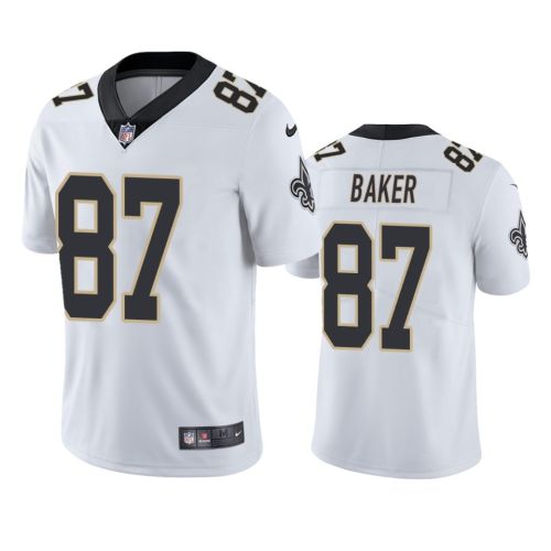 Men's Jersey New Orleans Saints Kawaan Baker 87 White Vapor Limited Jersey