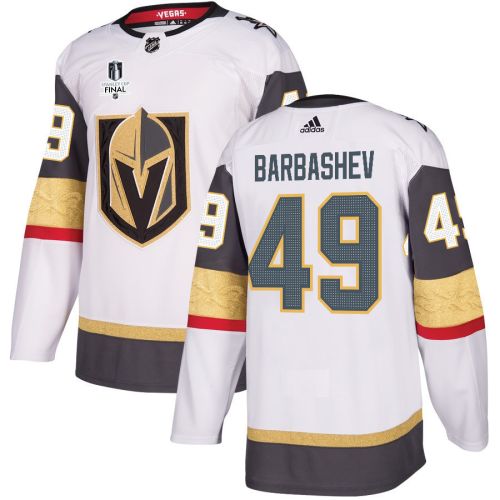 Ivan Barbashev 49 Vegas Golden Knights Stanley Cup 2023 Final Patch Away Breakaway Men Jersey - White