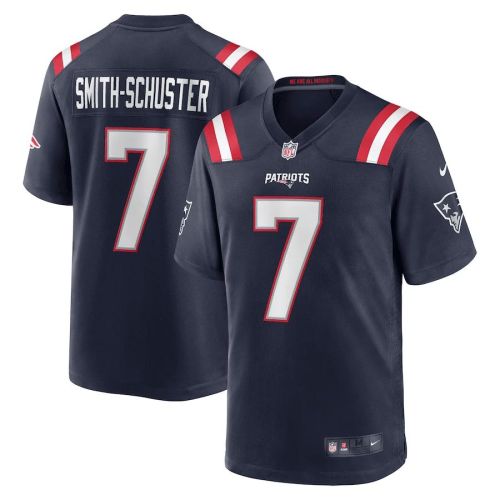 JuJu Smith-Schuster 7 New England Patriots Game Player Jersey - Men Navy