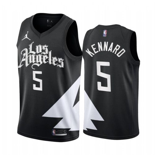 Los Angeles Clippers Luke Kennard 5 2022-23 Statement Edition Black Jersey - Men Jersey