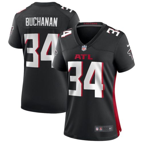 Ray Buchanan 34 Atlanta Falcons Women's Retired Game Jersey - Black