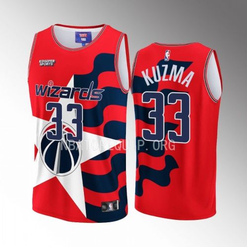 Kyle Kuzma 33 Washington Wizards NBA & KidSuper Studios Unisex Hometown Jersey