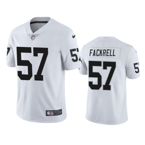 Las Vegas Raiders Kyler Fackrell 57 White Vapor Limited Jersey