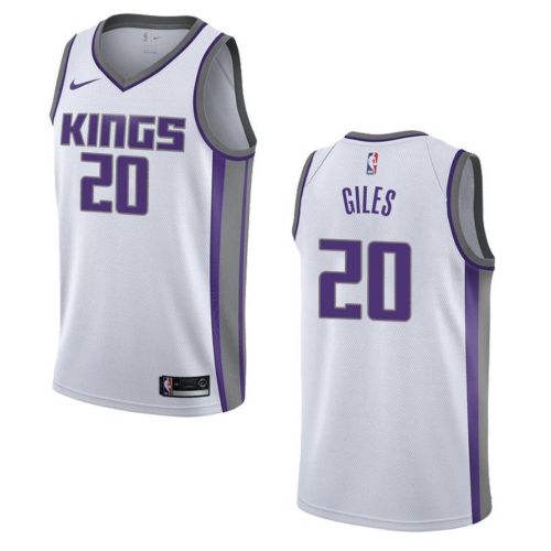 Men's Sacramento Kings 20 Harry Giles Association Swingman Jersey - White