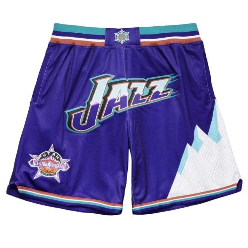 Utah Jazz NBA Retro Shorts - Purple