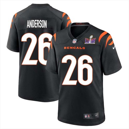 Tycen Anderson 26 Cincinnati Bengals Super Bowl LVIII Men Home Limited Jersey - Black