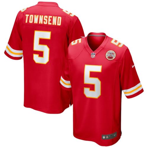 Tommy Townsend 5 Kansas City Chiefs Game Jersey - Red