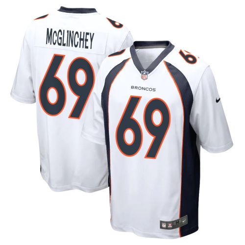 Mike McGlinchey 69 Denver Broncos Men Game Jersey - White