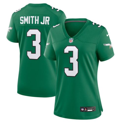 Nolan Smith 3 Philadelphia Eagles Women Alternate Game Jersey - Kelly Green