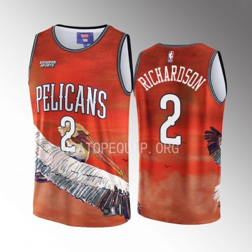 Josh Richardson 2 New Orleans Pelicans NBA & KidSuper Studios Unisex Hometown Jersey