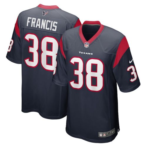 Jacobi Francis Houston Texans Game Player Jersey - Navy