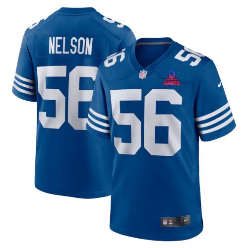 Quenton Nelson 56 Indianapolis Colts 2024 Pro Bowl Patch Alternate Game Men Jersey - Royal