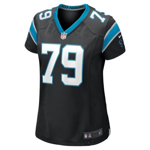 Ikem Ekwonu Carolina Panthers Women's Player Game Jersey - Black