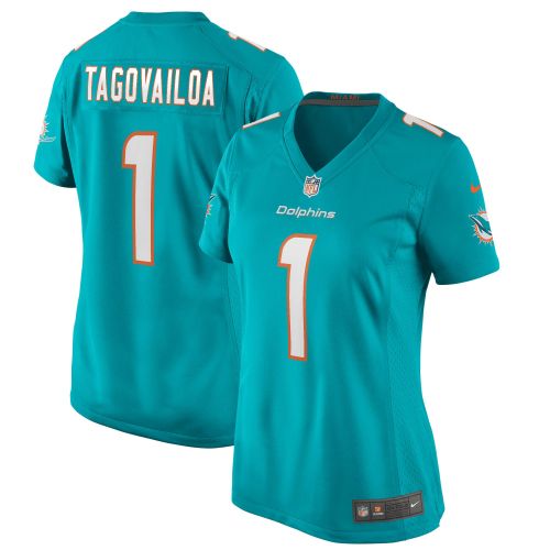 Tua Tagovailoa Miami Dolphins Women's Game Jersey - Aqua Jersey