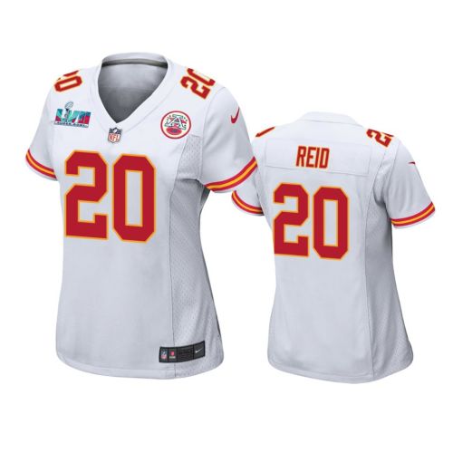 Justin Reid 20 Kansas City Chiefs Super Bowl LVII Game Jersey - Women White