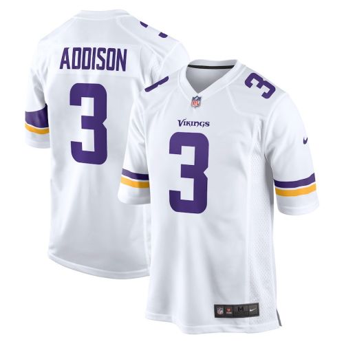 Jordan Addison 3 Minnesota Vikings Classic Game Men Jersey - White