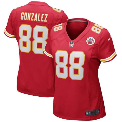 Tony Gonzalez 88 Kansas City Chiefs Women Game Retired Jersey - Red