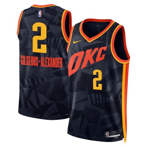 Shai Gilgeous-Alexander 2 Oklahoma City Thunder 2023/24 City Edition Swingman Jersey - Navy