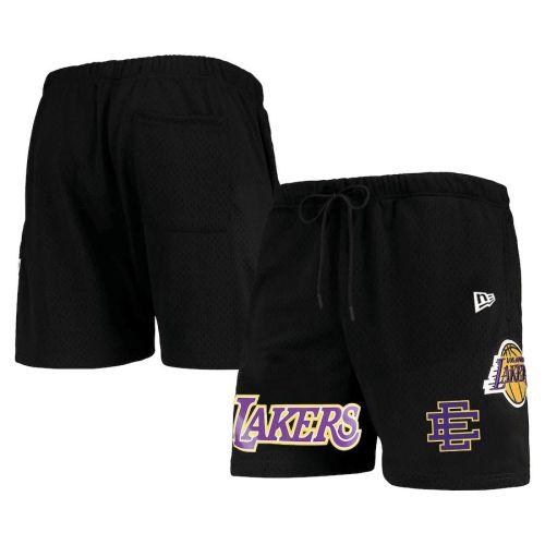 Los Angeles Lakers Team Black Mesh Capsule Shorts - Men