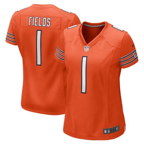 Justin Fields 1 New York Giants Women Game Jersey - Orange