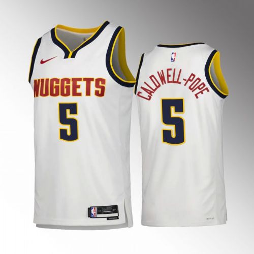 Kentavious Caldwell-Pope 5 Denver Nuggets White Jersey 2022-23 Association Edition Swingman