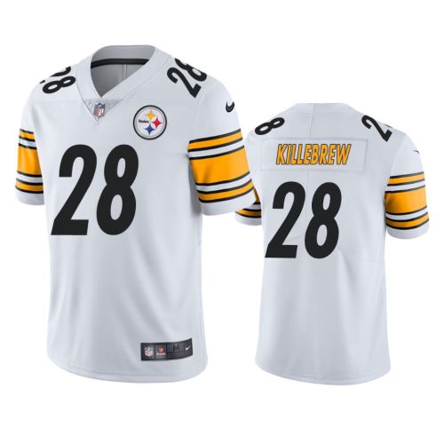 Miles Killebrew 28 Pittsburgh Steelers White Vapor Limited Jersey