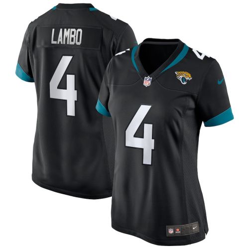 Josh Lambo 4 Jacksonville Jaguars Women's Game Jersey - Black