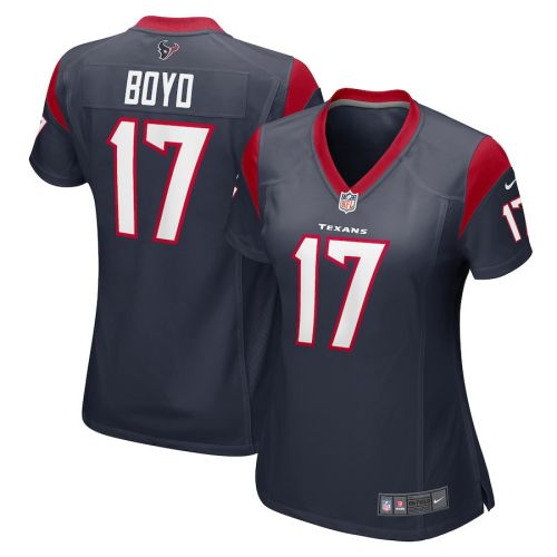 Kris Boyd 17 Houston Texans Women Game Jersey - Navy