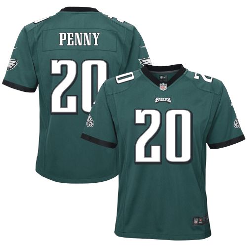 Rashaad Penny 20 Philadelphia Eagles Youth Game Jersey - Midnight Green