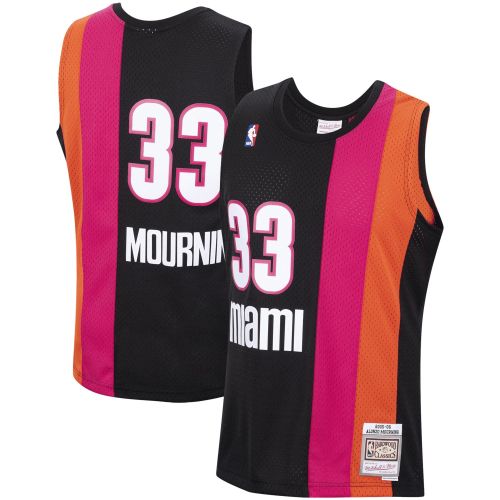 Alonzo Mourning Miami Heat Mitchell & Ness 2005-06 Hardwood Classics Swingman Jersey - Black Jersey