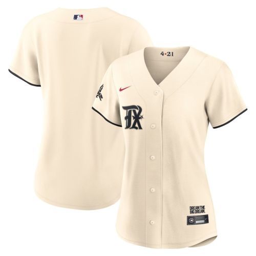 Texas Rangers Women's 2023 City Connect Jersey - Cream