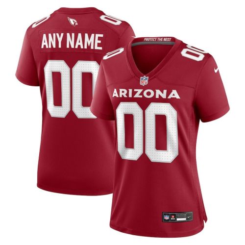 Arizona Cardinals Women's Custom Game Jersey - Cardinal