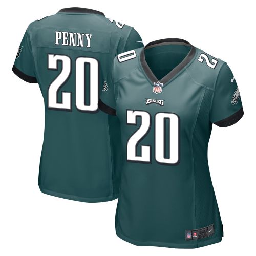 Rashaad Penny 20 Philadelphia Eagles Women Game Jersey - Midnight Green