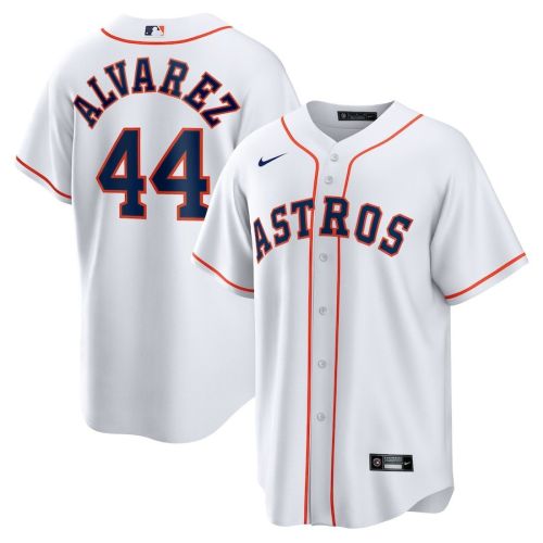 Yordan Álvarez 44 Houston Astros Home Player Jersey - White