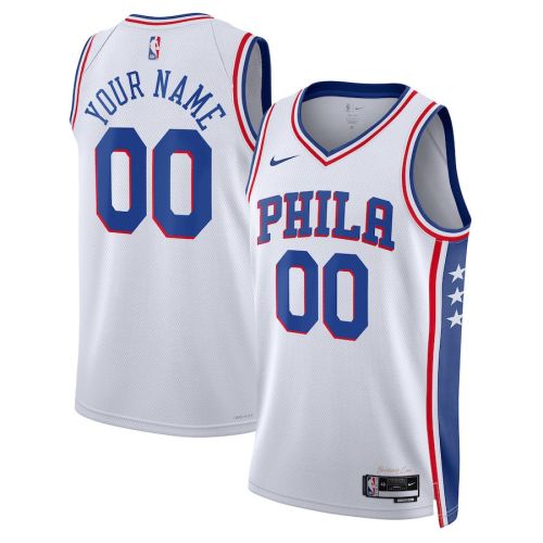 Philadelphia 76ers Custom 00 Men 2022/23 Swingman Jersey - Association Edition