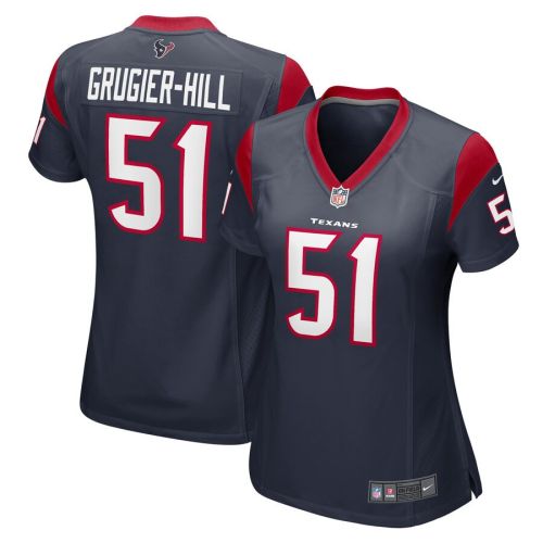 Kamu Grugier-Hill Houston Texans Women's Game Player Jersey - Navy