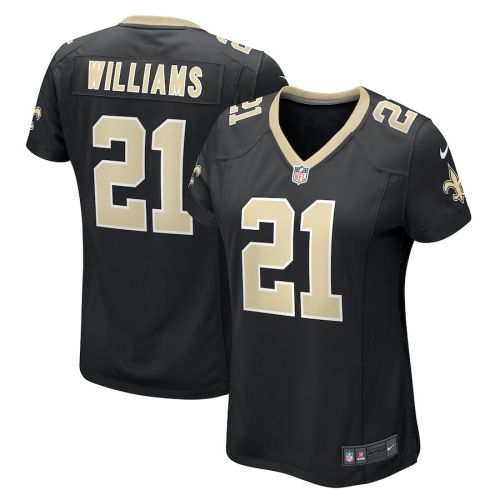 Jamaal Williams 21 New Orleans Saints Women Jersey - Black